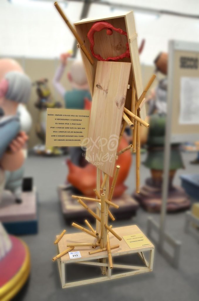 Año 2015, falla Lepanto, Guillen de Castro, sección quinta a, Artista: Daniel Jiménez Zafrilla.