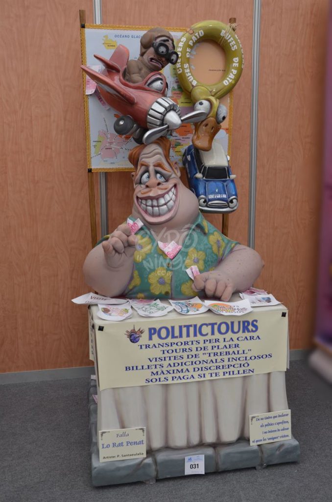 Año 2015, falla Lo Rat Penat, sección primera b, Artista: Pedro Santaeulalia Serrán.