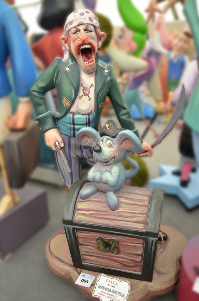 Año 2015, falla Maestro Aguilar, Matías Perelló, Artista: Sergio Edo Llopis.