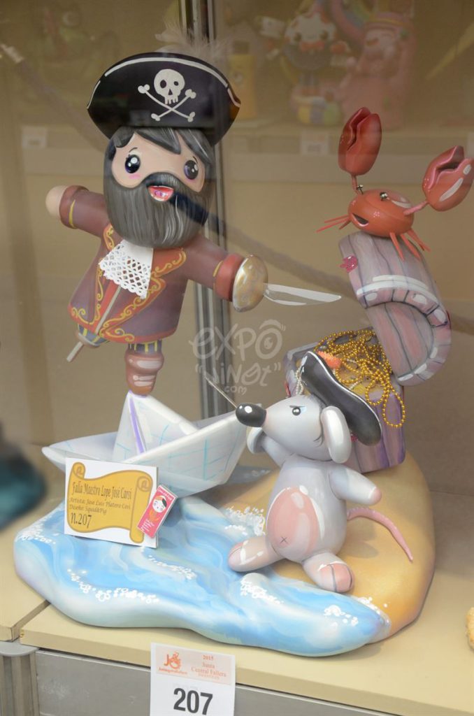 Año 2015, falla Maestro Lope, José Carsí, sección decimotercera Infantil, Artista: José Luis Platero Cosí.