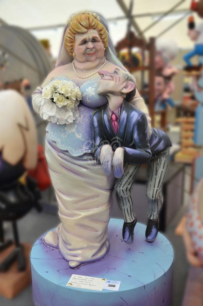 Año 2015, falla Manuel Meliá y Fuster, Carlos Cortina, sección sexta b, Artista: Francisco Agulleiro Aguilella.