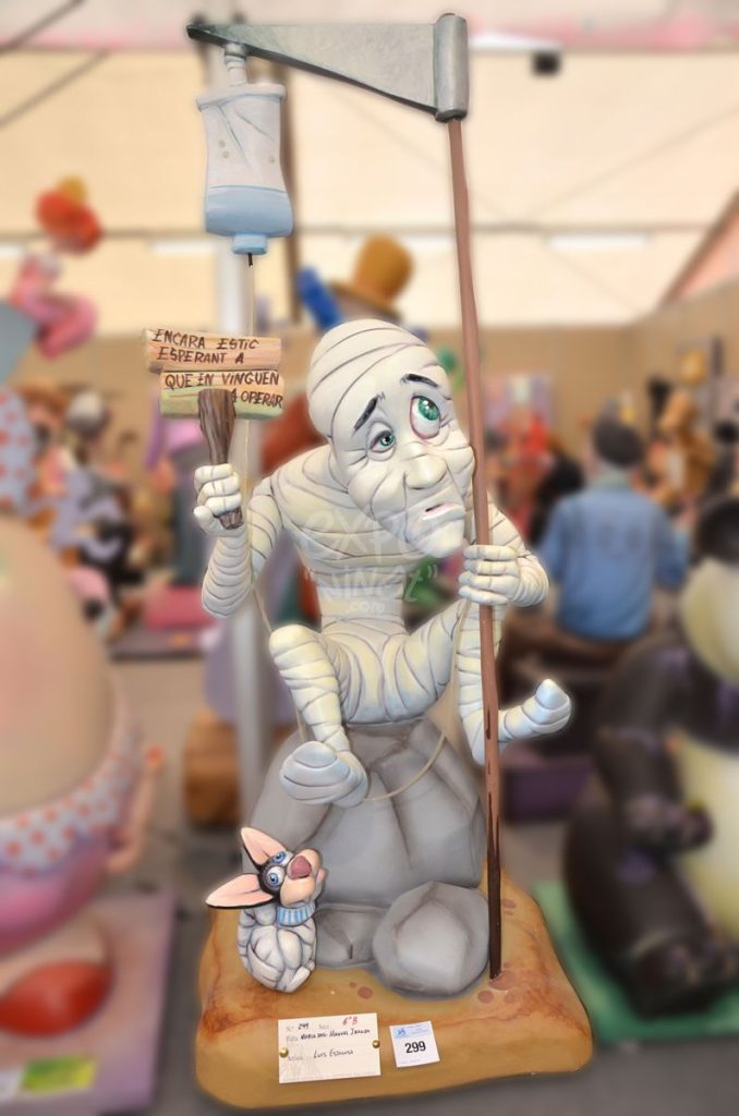 Año 2015, falla María Ros, Manuel Iranzo, sección sexta b, Artista: Luis Espinosa Olmos.