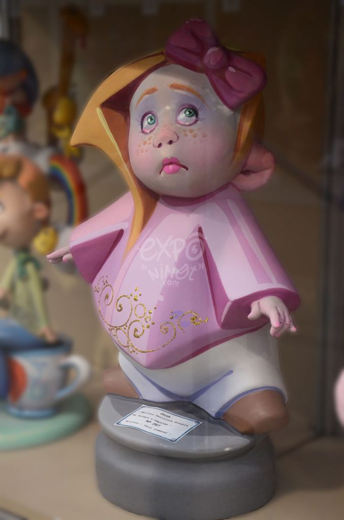 Año 2015, falla Mariano Benlliure, Acequia de Tormos, sección cuarta Infantil, Artista: Francisco Jiménez Rodero.