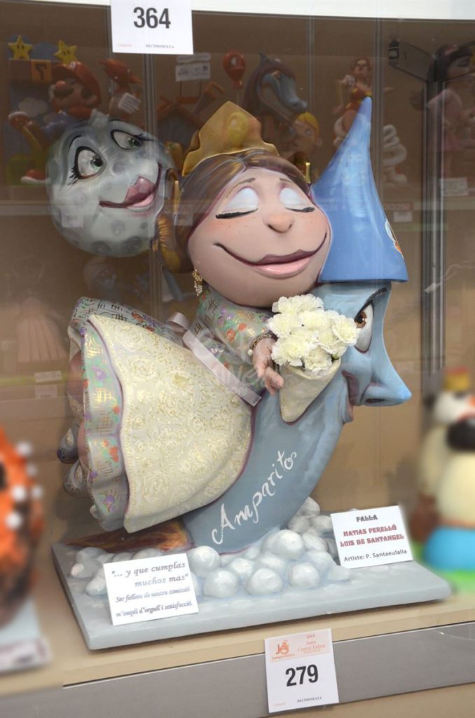 Año 2015, falla Matías Perelló, Luis Santángel, sección decimosexta Infantil, Artista: Pedro Santaeulalia Serrán.