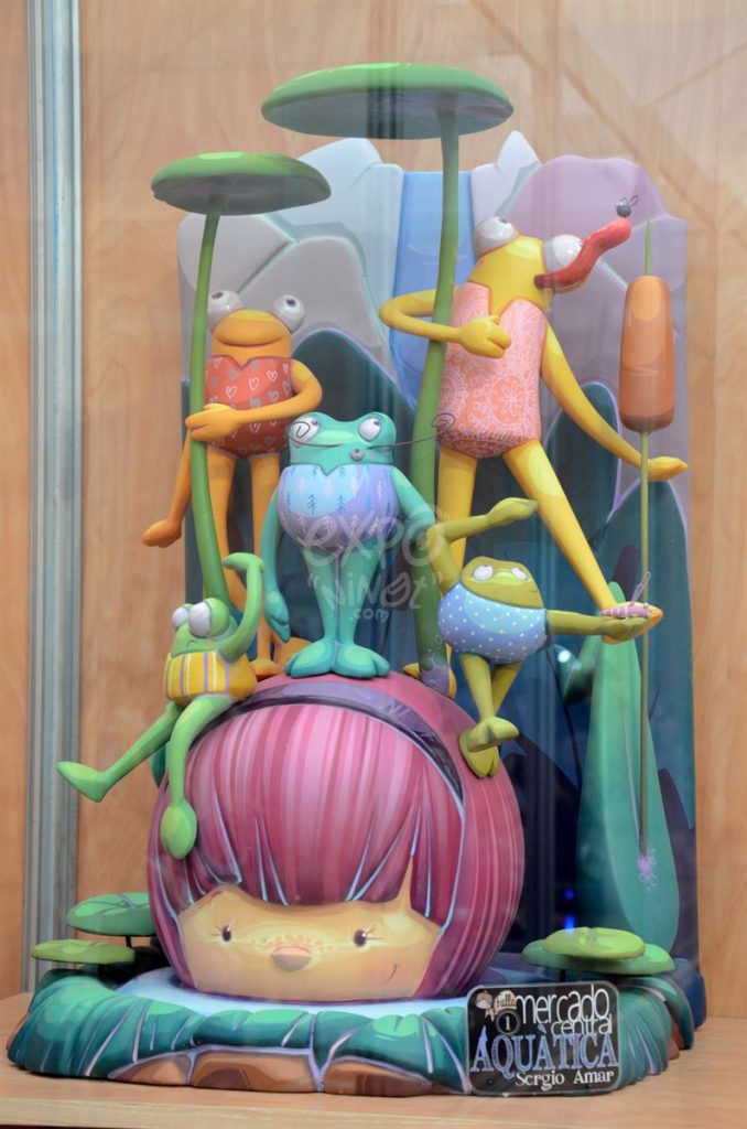 Año 2015, falla Mercado Central, sección primera Infantil, Artista: Sergio Amar Medina.