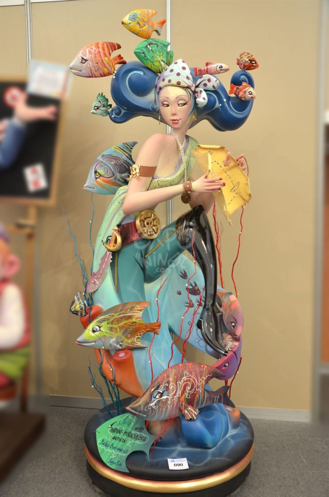 Año 2015, falla Nador, Milagrosa, sección segunda b, Artista: Sergio Edo Llopis.