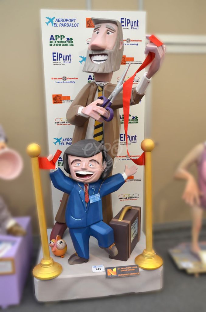 Año 2015, falla Padre Alegre, Enrique Navarro, sección séptima a, Artista: Víctor Navarro Granero.