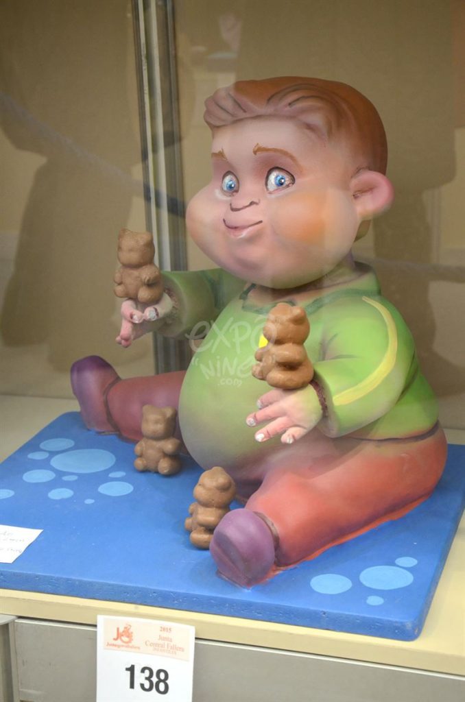 Año 2015, falla Padre Viñas, Agustín Lara, sección décima Infantil, Artista: Sergio Martínez Guirao.