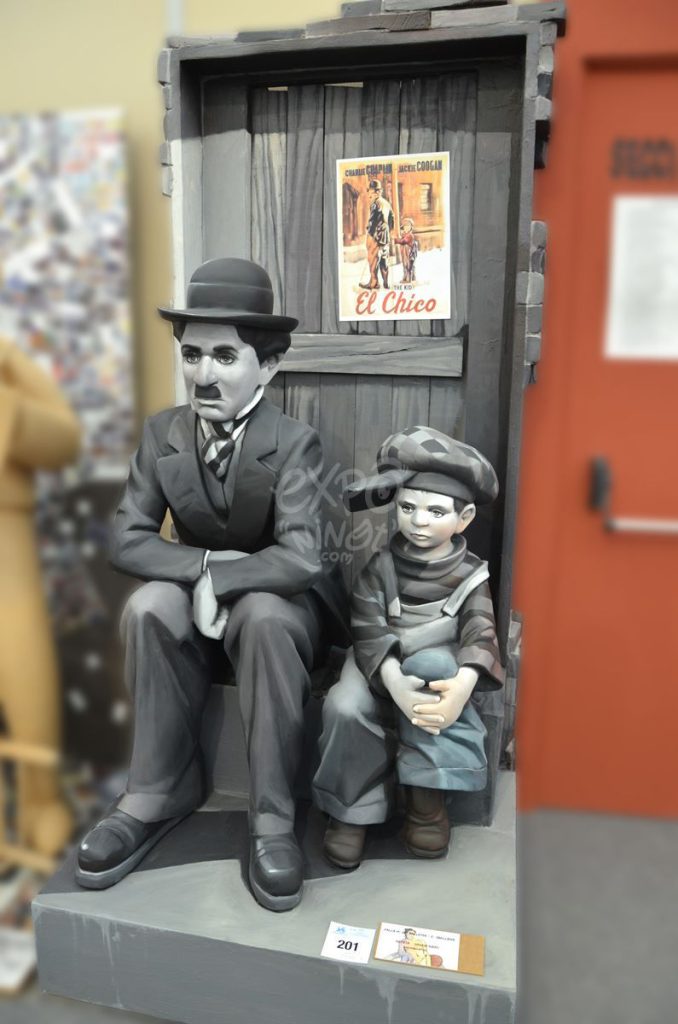 Año 2015, falla Palleter, Erudito Orellana, sección tercera b, Artista: Hermanos García Ribas.