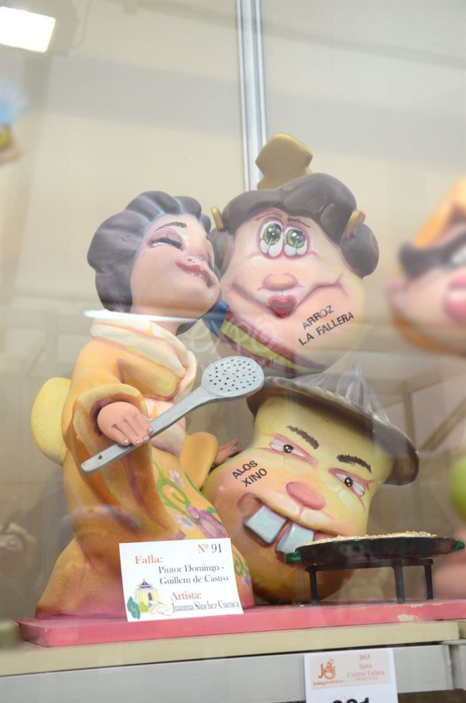 Año 2015, falla Pintor Domingo, Guillén de Castro, sección decimoctava Infantil, Artista: Juanma Sánchez Cuenca.