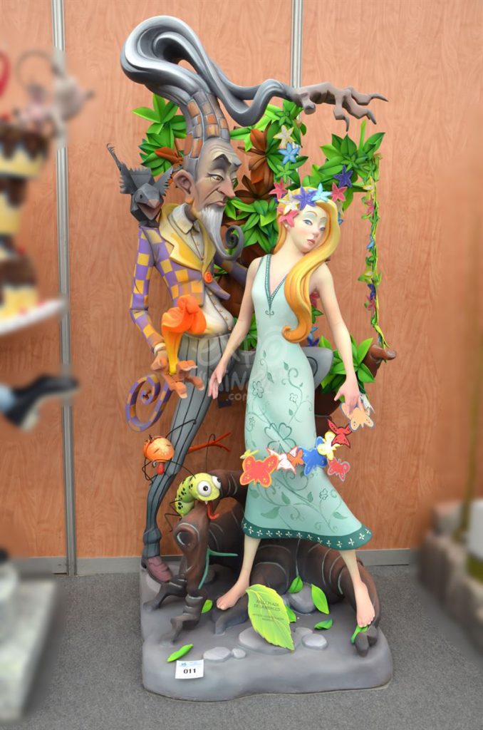 Año 2015, falla Plaza de la Merced, sección primera a, Artista: Vicente Llácer Rodrigo.