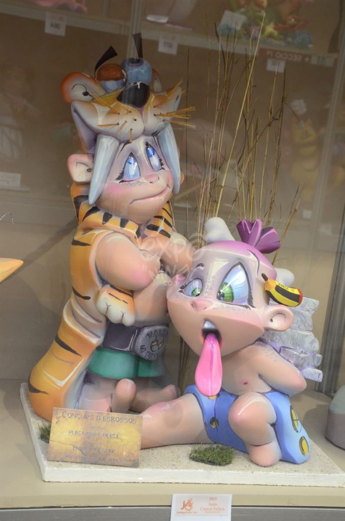 Año 2015, falla Plaza de la Merced, sección quinta Infantil, Artista: José Enrique Ginestar Morán.