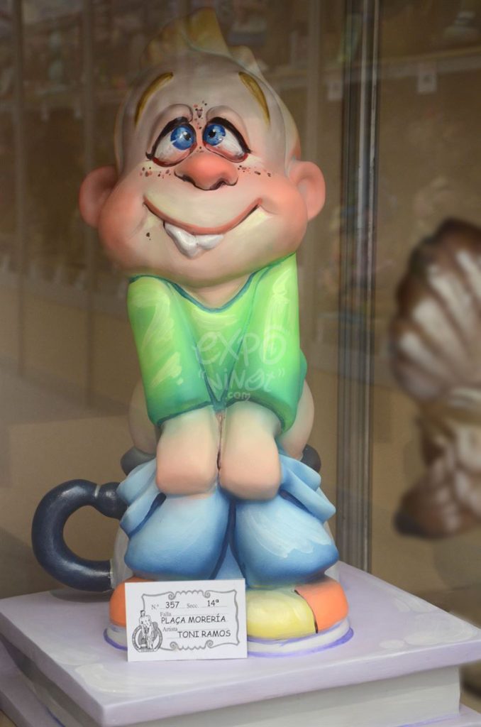 Año 2015, falla Plaza de la Morería, sección decimocuarta Infantil, Artista: Antonio Ramos Asensi.