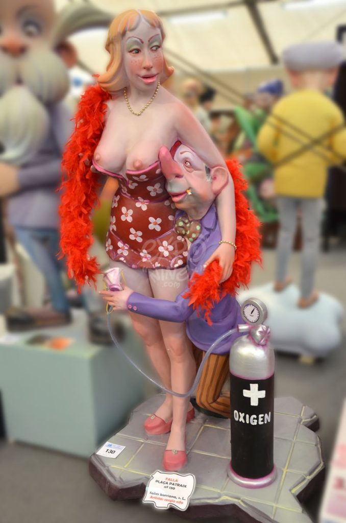 Año 2015, falla Plaza de Patraix, sección sexta a, Artista: Sergio Edo Llopis.