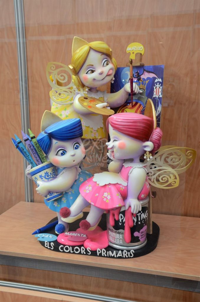 Año 2015, falla Plaza del Ayuntamiento, municipal Infantil, Artistas: Ceballos (José Luis) y Sanabria (Francisco).