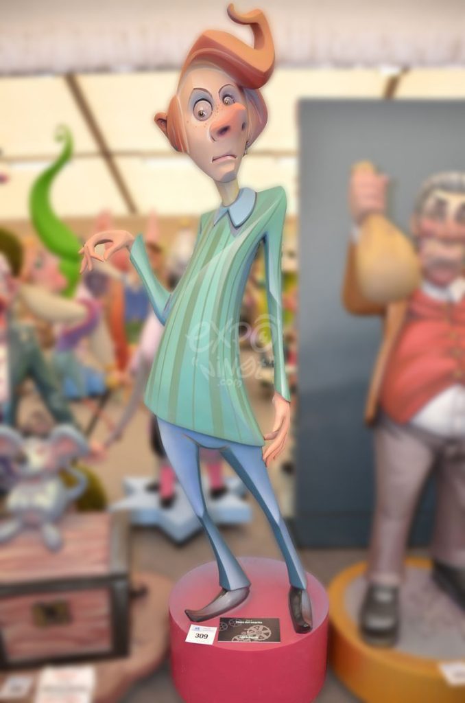 Año 2015, falla Plaza del Negrito, Artista: Francisco Giner Núñez.