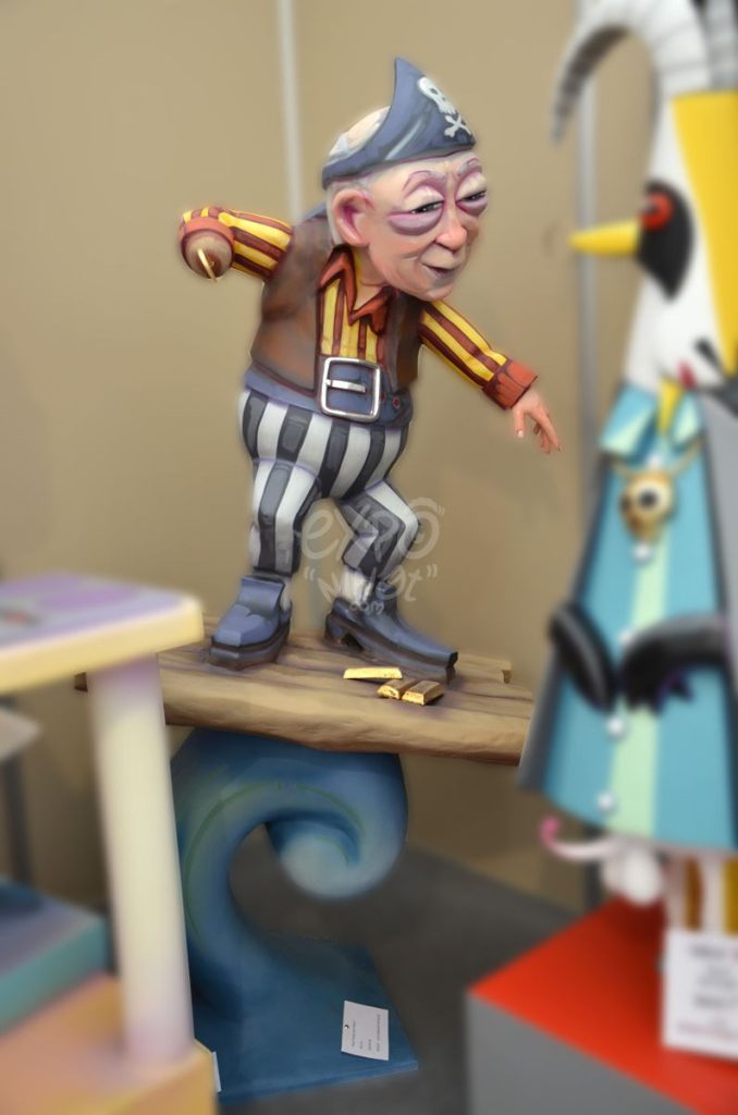 Año 2015, falla Plaza del Pouet, sección tercera b, Artista: Luis Camacho Bataller.