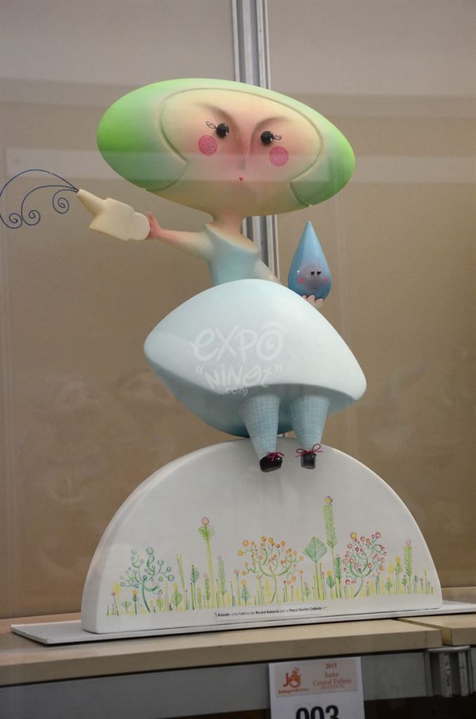 Año 2015, falla Plaza Doctor Collado, sección sexta Infantil, Artista: Ricardo Balanzá Martínez.