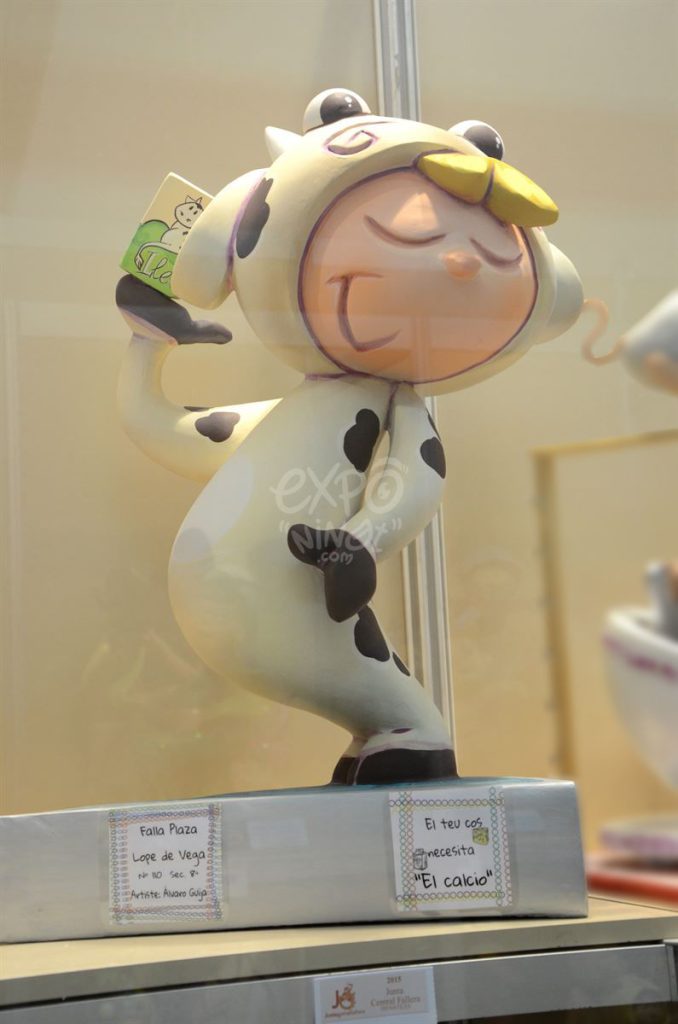 Año 2015, falla Plaza Lope de Vega, sección octava Infantil, Artista: Álvaro Guija Moreno.