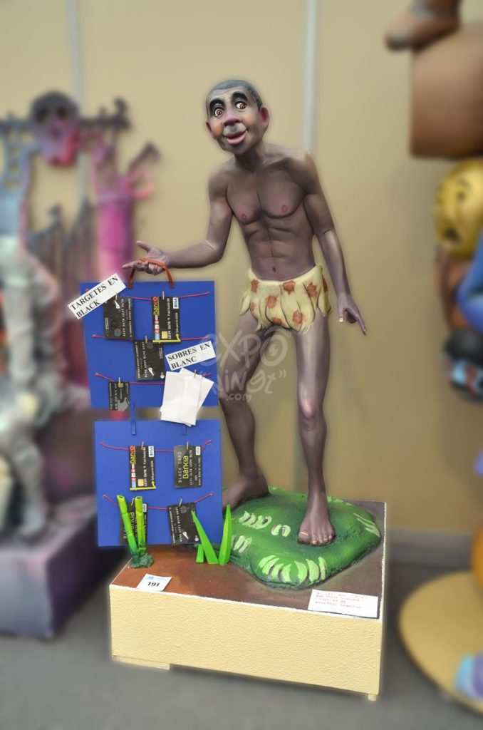 Año 2015, falla Plaza Padre Domenech, Avenida Pio doce, Artista: Raúl Sebastián Falaguera.