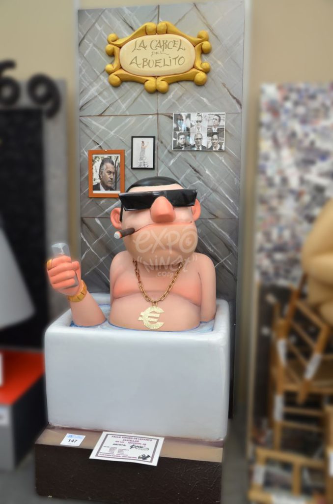 Año 2015, falla Plaza Virgen de Lepanto, sección tercera b, Artista: Toni Fornes Quijano.