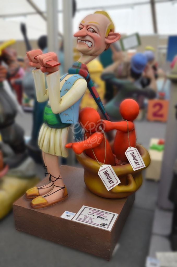 Año 2015, falla Puebla del Duc, Benipeixcar, Artista: Toni Fornes Quijano.