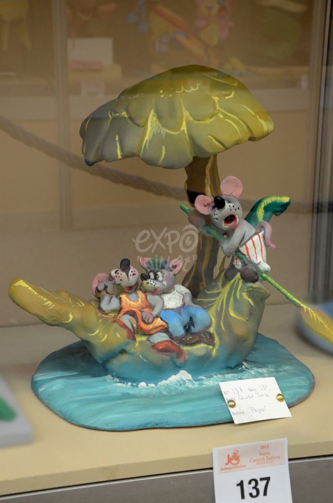 Año 2015, falla Quart, Turia, sección decimotercera Infantil, Artista: José Jarauta Navajas “Pepo”.