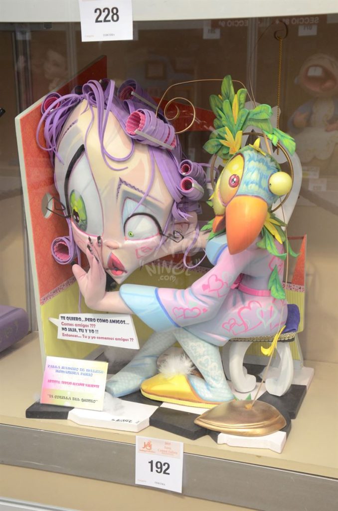 Año 2015, falla Ramiro de Maeztu, Humanista Furió, sección tercera Infantil, Artista: Sergio Alcañiz Valiente.