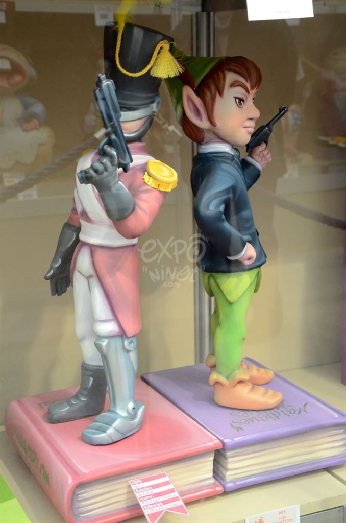 Año 2015, falla Ramiro de Maeztu, Los Leones, sección tercera Infantil, Artista: Rodrigo Núñez.