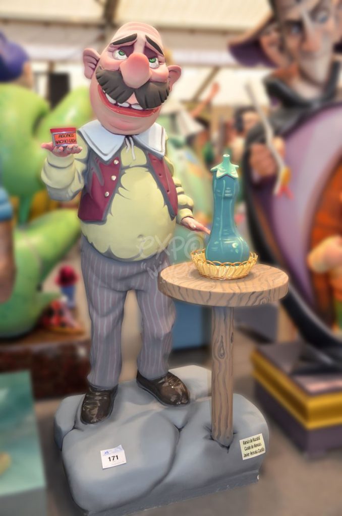 Año 2015, falla Ramón de Rocafull, Conde Alacuas, sección segunda b, Artista: Javier Arévalo Castilla.