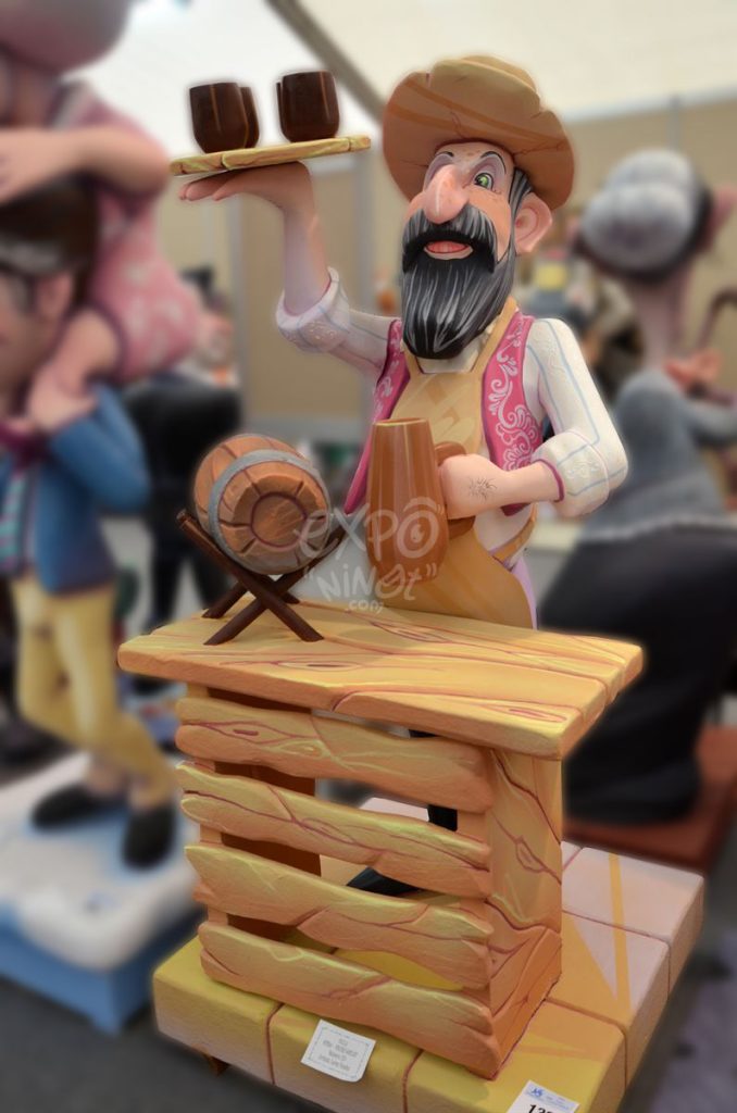 Año 2015, falla Reina, Vicente Guillot, sección tercera b, Artista: Lorenzo Fandos Ayoro.