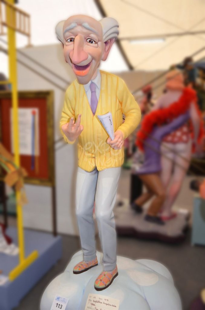 Año 2015, falla República Argentina, Doctor Pallares Iranzo, sección cuarta b, Artista: Francisco Mesado Poveda.
