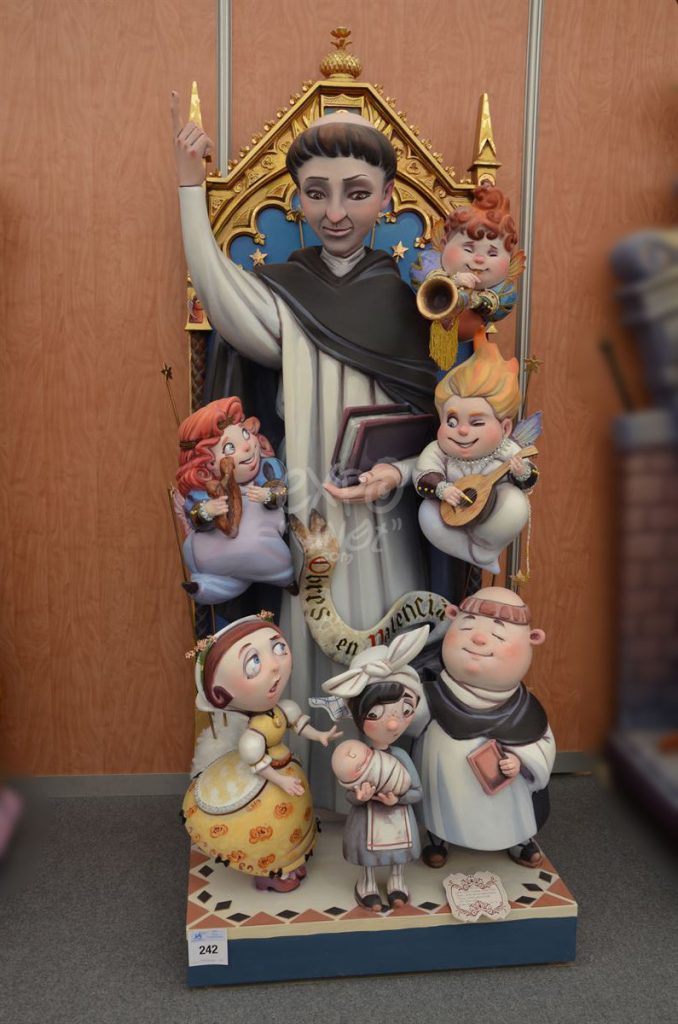 Año 2015, falla Ribera, Convento Santa Clara, sección primera a, Artista: Javier Álvarez-Sala Salinas.