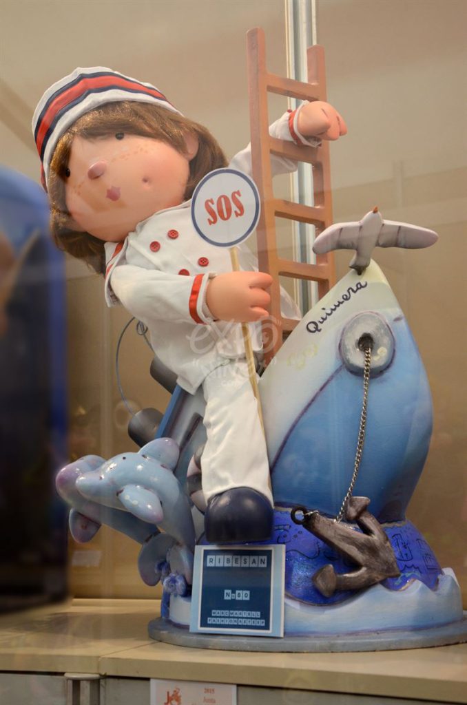 Año 2015, falla Ripalda, Beneficiencia, San Ramón, sección novena Infantil, Artista: Marc Martell.