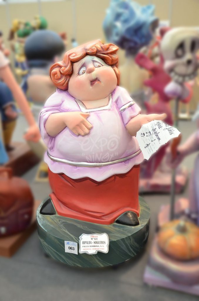 Año 2015, falla Ripalda, Sogueros, sección sexta a, Artista: Sergio Edo Llopis.