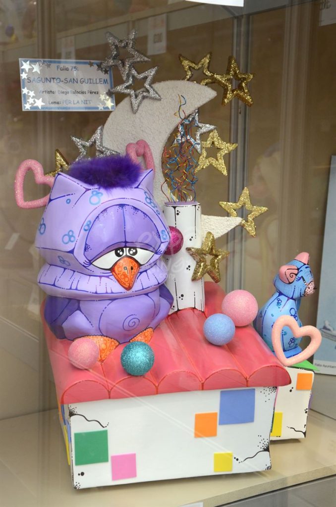 Año 2015, falla Sagunto, San Guillen, sección sexta Infantil, Artista: Diego Palacios Pérez.