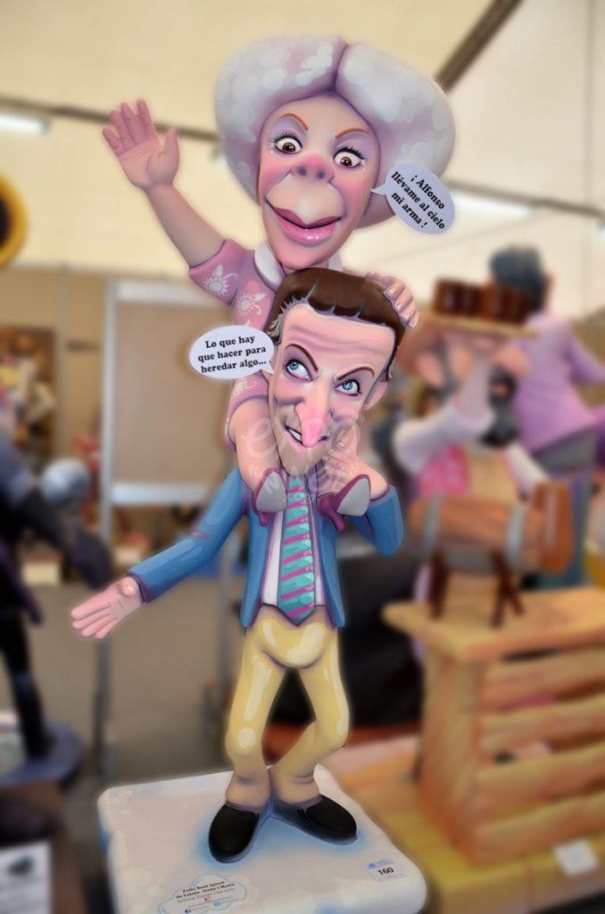 Año 2015, falla San Ignacio de Loyola, Jesús y María, sección tercera b, Artista: Xavier Herrero Martínez.