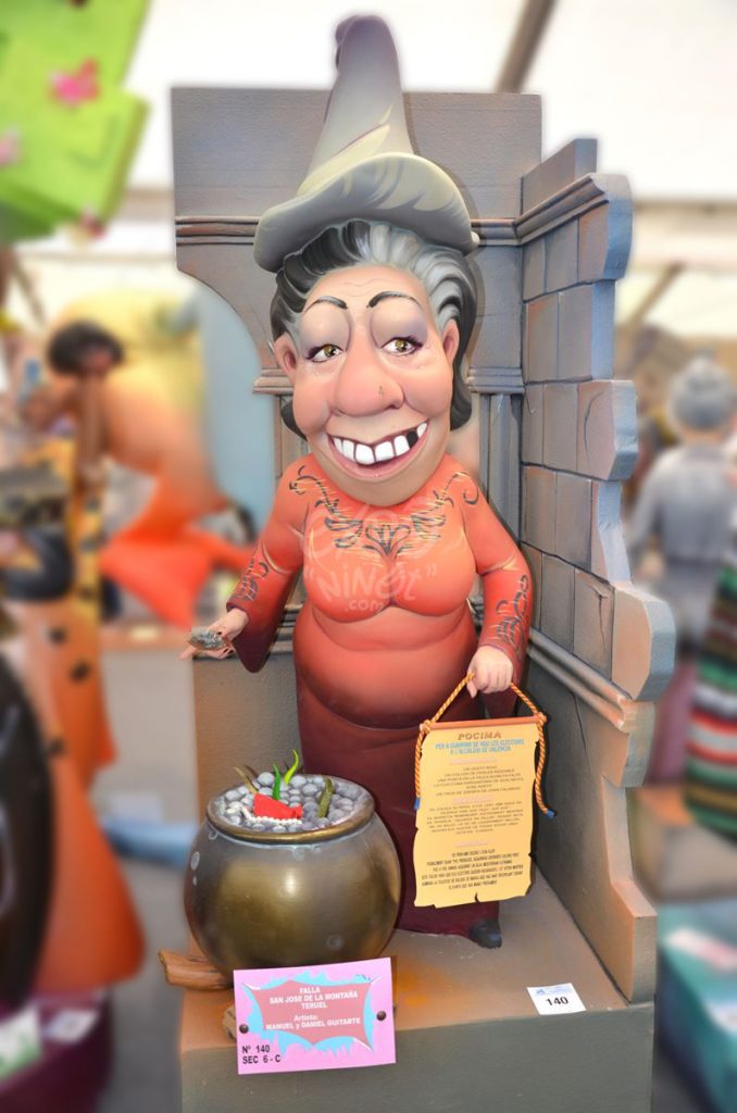 Año 2015, falla San José de la Montaña, Teruel, sección sexta c, Artista: Manuel Guitarte Bulls.