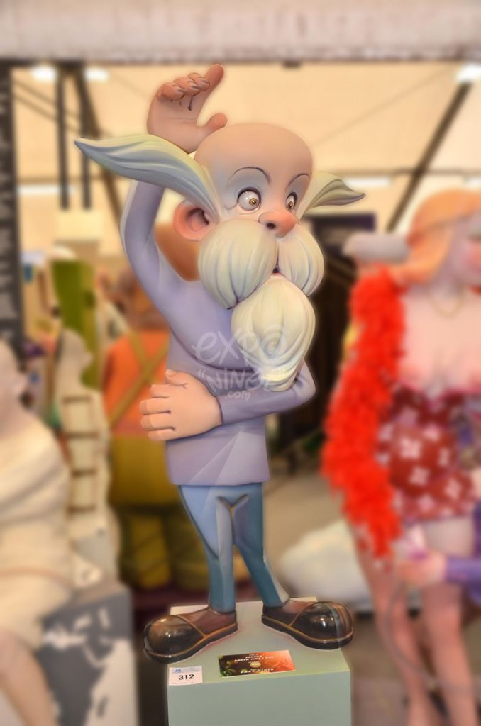 Año 2015, falla Séneca, Poeta Mas y Ros, sección sexta a, Artista: Francisco Giner Núñez.
