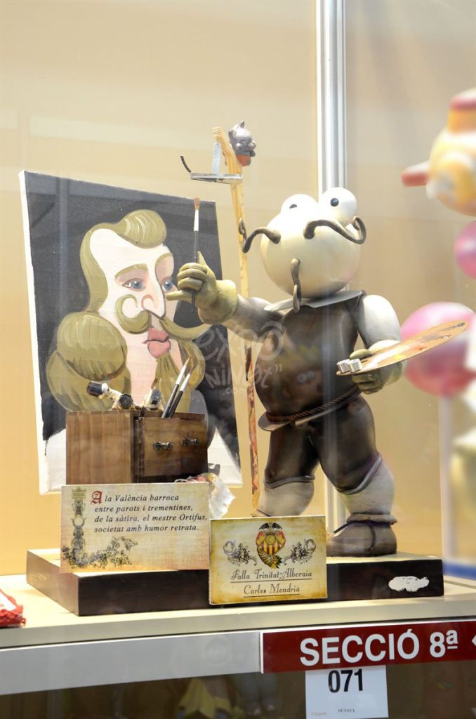 Año 2015, falla Trinidad, Alboraya, sección octava Infantil, Artista: Carles Mondrià.