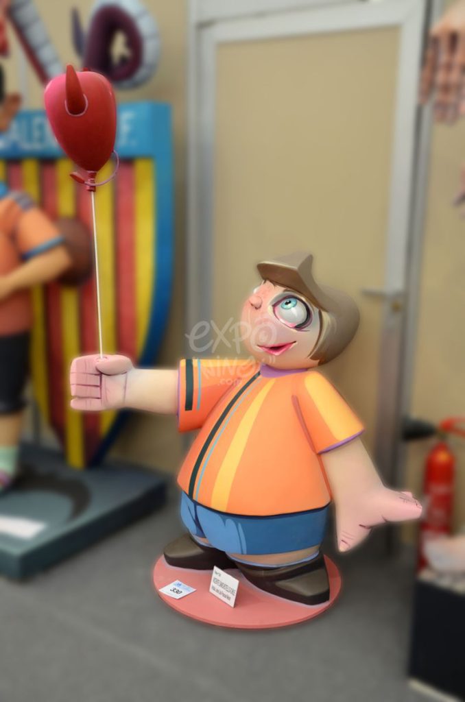 Año 2015, falla Vicente Sancho Tello, Chile, sección tercera a, Artista: José Luis Pascual Nebot.