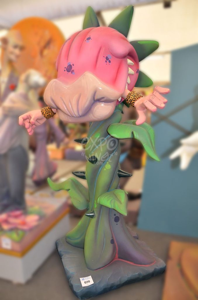 Año 2015, falla Vidal de Canelles, Sánchez Coello, sección quinta b, Artista: Fernando Martínez.