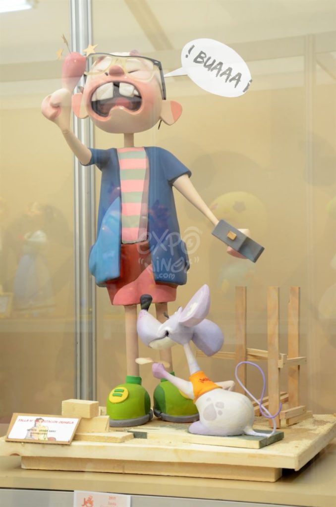 Año 2015, falla Visitación, Orihuela, sección quinta Infantil, Artista: Fernando García Ribas.