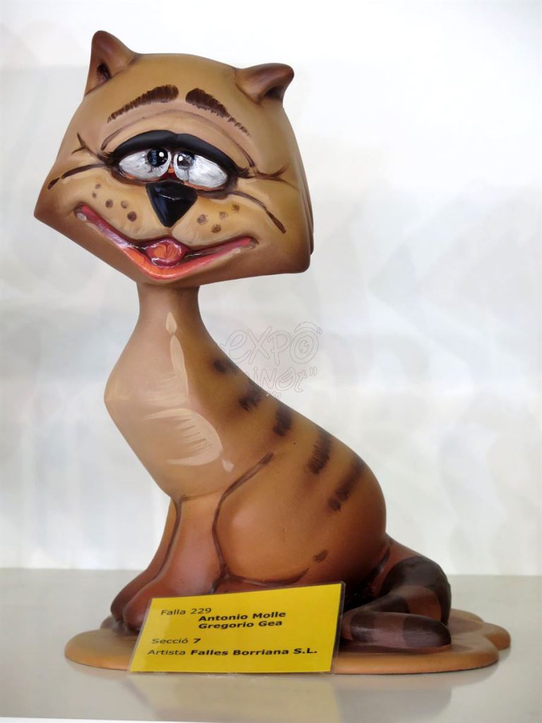 Año 2016, falla Antonio Molle, Gregorio Gea, sección séptima Infantil, Artista: Fallas Burriana.