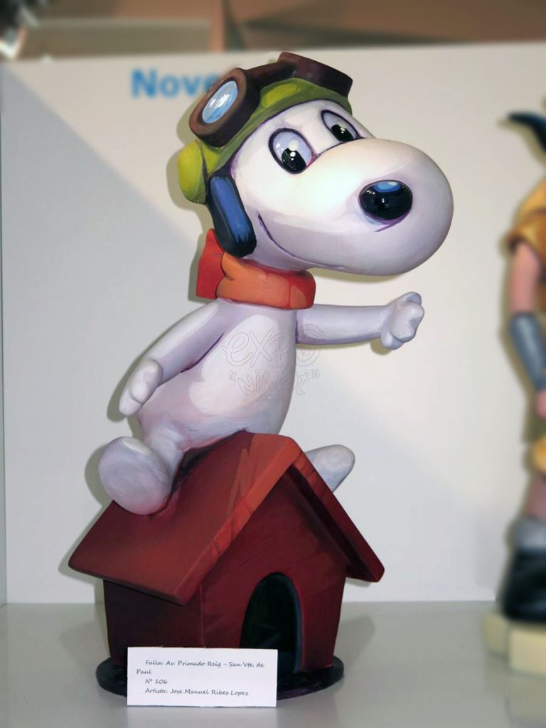 Año 2016, falla Avenida Primado Reig, San Vicente Paul, sección novena Infantil, Artista: José Manuel Ribes López.