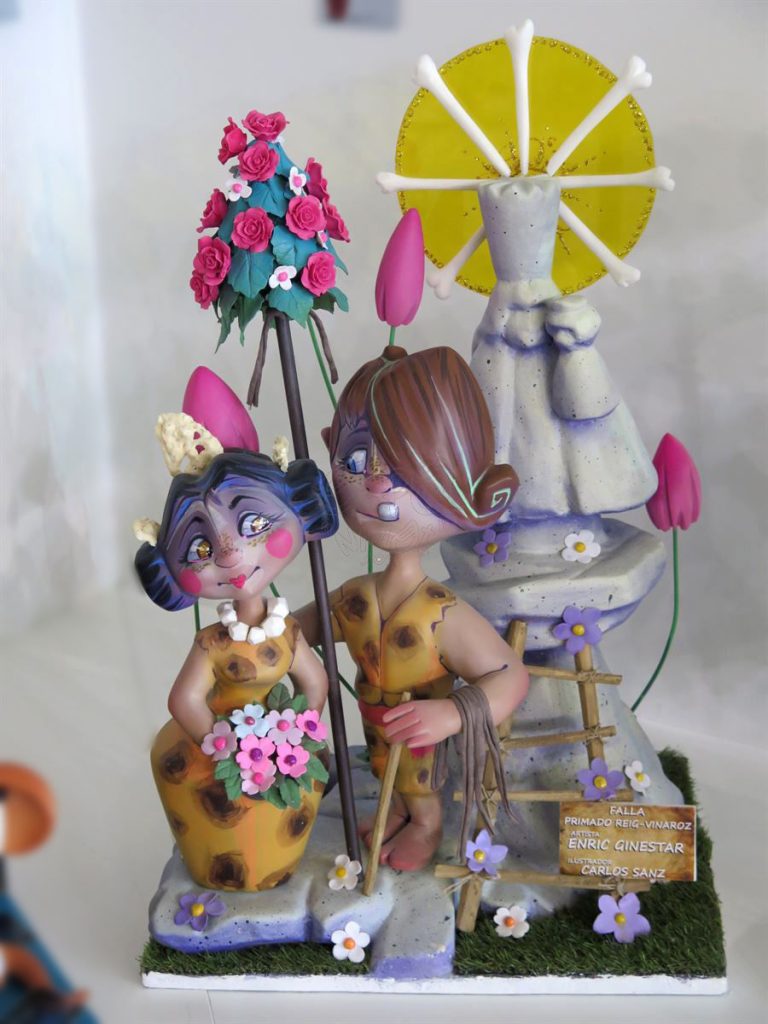 Año 2016, falla Avenida Primado Reig, Vinaroz, sección sexta Infantil, Artista: José Enrique Ginestar Morán.