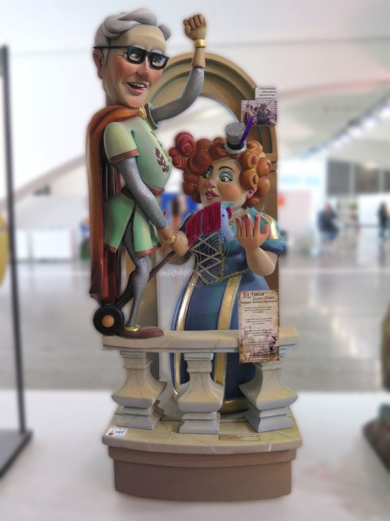 Año 2016, falla Avenida Regne de Valencia, Duque de Calabria, Artista: Sergio Musoles Ros.