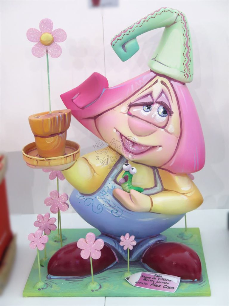 Año 2016, falla Avenida Regne de Valencia, Maestro Serrano, sección decimosexta Infantil, Artista: Alejandro Cano Hernández.