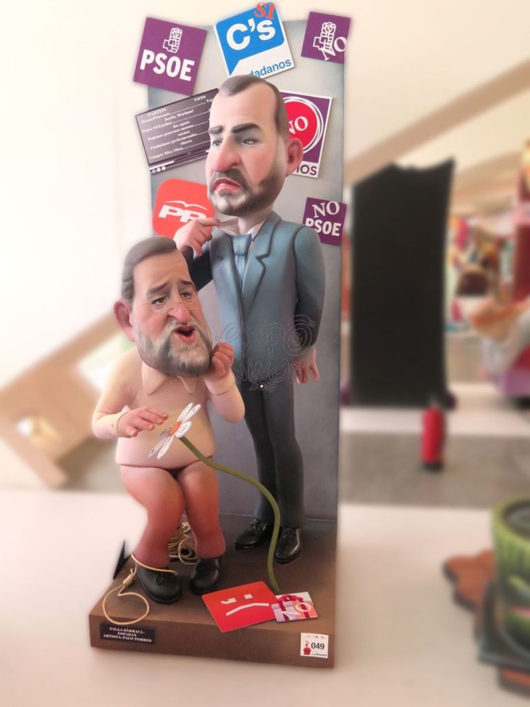 Año 2016, falla Barraca, Espadán, Artista: Francisco Torres.