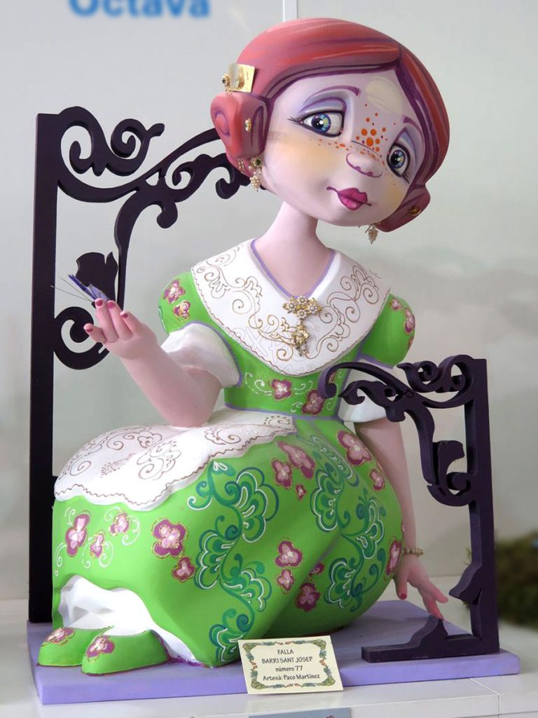 Año 2016, falla Barrio de San José, sección octava Infantil, Artista: Francisco Martínez Heredia.